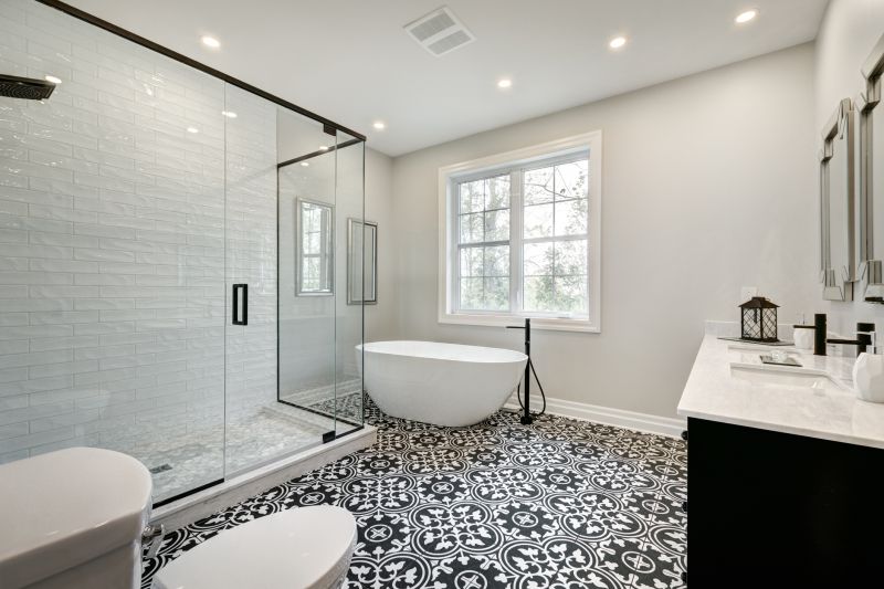 Open Concept Shower with Niche